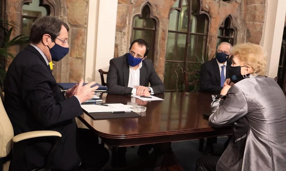 Στη Λευκωσία η Ειδική απεσταλμένη του ΟΗΕ για το Κυπριακό